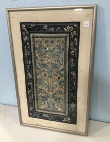 Framed Chinese Silk Panel