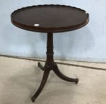 Round Mahogany Lamp Table