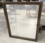 Vintage Oak Framed Mirror