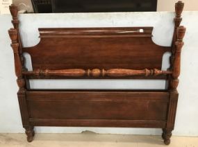 Mahogany Duncan Phyfe Full Size Bed