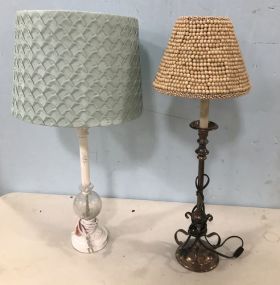 Two Decorative Table Lamps