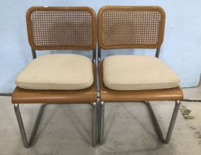 Pair of Canned Contemporary Side Chairs