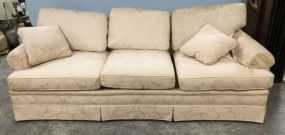 Henredon Upholstered Three Cushion Sofa