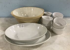 TG Green Mixing Bowl, Platters, and Bowls