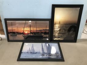 Three Sailing Boat Prints