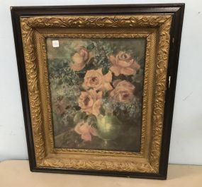 Laura Jacobs Gilt Framed Print of Roses