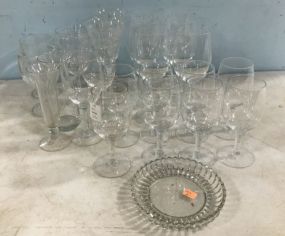 Group of Assorted Style Stemware