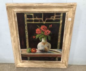 Peggy Bracken Painting of Flower Bouquet