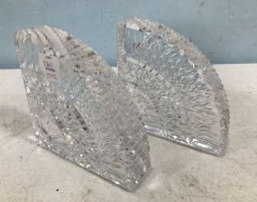 Waterford Crystal Quadrant Bookends