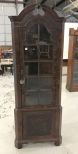 Antique Chippendale Style Corner Bookcase