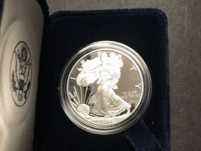 1998 Silver American Eagle One Dollar Coin