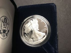 1998 Silver American Eagle One Dollar Coin