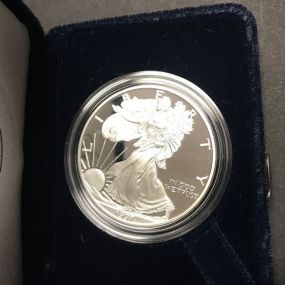 1997 Silver American Eagle One Dollar Coin