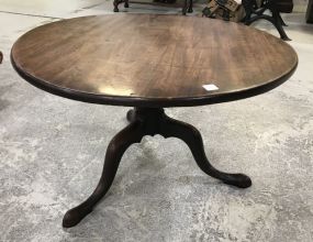 Round Antique English Occasional Table