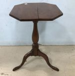 Antique Walnut English Pedestal Table