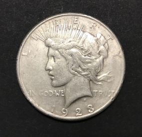 1923 Peace Liberty Coin