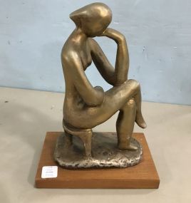 Art Nouveau Style Statue