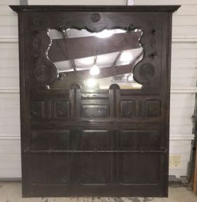 Large Unique Antique French Style Wall Hall Tree