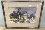 Virginia Fouche Church Watercolor