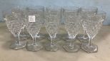 Ten Fostoria Water Goblets