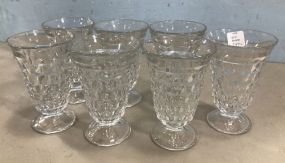 Seven Fostoria Ice Tea Glasses