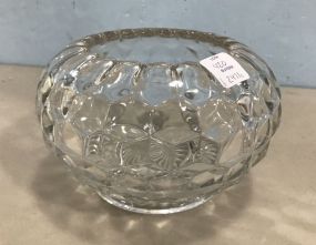 Fostoria Cube Pattern Rose Bowl