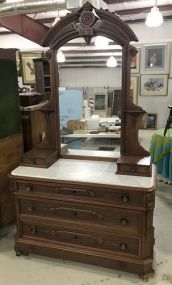 Victorian Style Marble Top Dresser