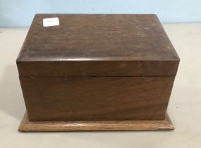 Vintage Oak Storage Box
