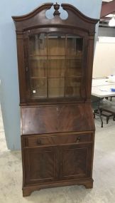 Vintage Mahogany Secretary Bookcase