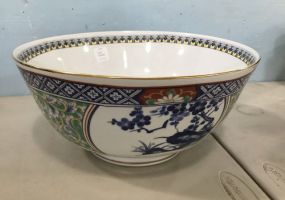 Modern Asian Style Porcelain Fruit Bowl