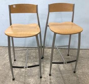 Pair of Contemporary Bar Stools