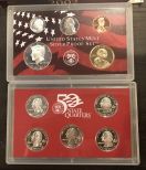 2002 United StatesMint Silver Proof Set and State Quarters