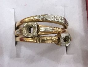 Three Old Wedding Rings