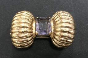 Stick Pin Marked Mexico Gilt over Silver