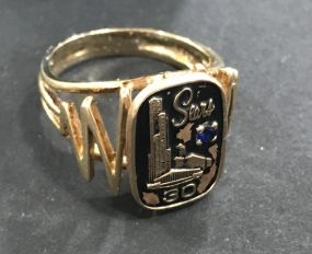 Vintage 10K Ring with 30 year Sears Roebuck Service Pin