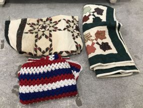 Three Hand Stitched Quilts