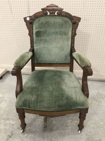 Eastlake Victorian Style Parlor Arm Chair