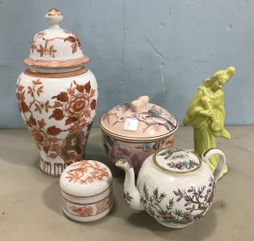 Group of Oriental Pottery Decor