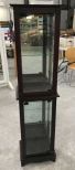 Modern Cherry Display Cabinet