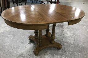 1980's-90's Round Pedestal Dining Table