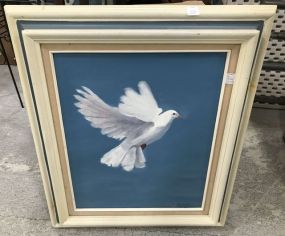 Mary G. Walker Dove Oil Painting