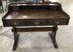 Primitive Style 1970's Writing Desk