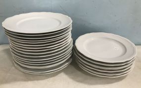 Group of White Ironstone Plates
