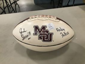 Mississippi State Bulldogs Signed Jackie Sherrill