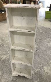 Hand Made Wood Painted Bookcase