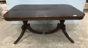 1920's Colonial Revival Walnut Dining Table