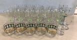 Group of Glass Stemware and Cups
