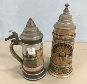 Two German Beer Steins