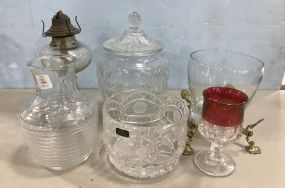 Clear Glass Decor and Containers