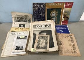 Early 1900's Paper Booklets and Assorted Books
